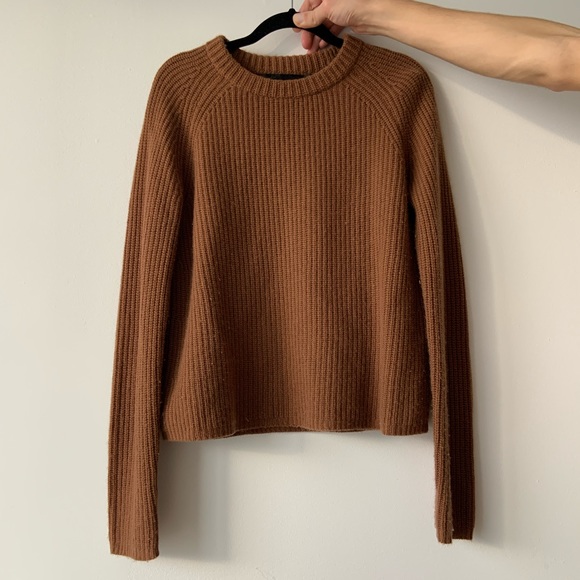 Jenni Kayne Sweaters - Jenni Kayne Cinnamon Cashmere Fisherman